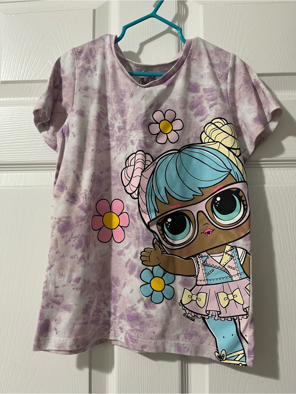 🚨5 for $25 EUC Kids' L.O.L. Surprise! Graphic Tee — Lavender Tie-Dye